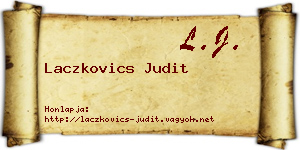 Laczkovics Judit névjegykártya